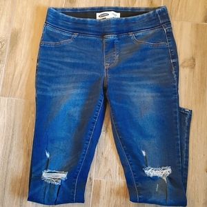 Old Navy Rockstsr Distressed Jeggins size 6P